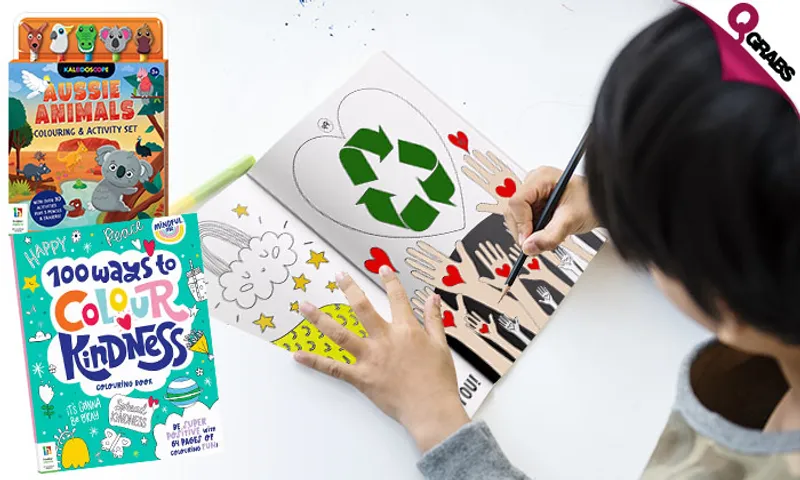 Hinkler Coloring Books for Kids & Adults!
